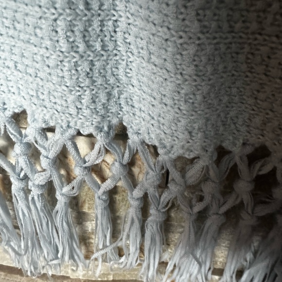 Lilly Pulitzer Tatum Cardigan Women Size M Light Blue Open Front Cotton Blend - Picture 3 of 5